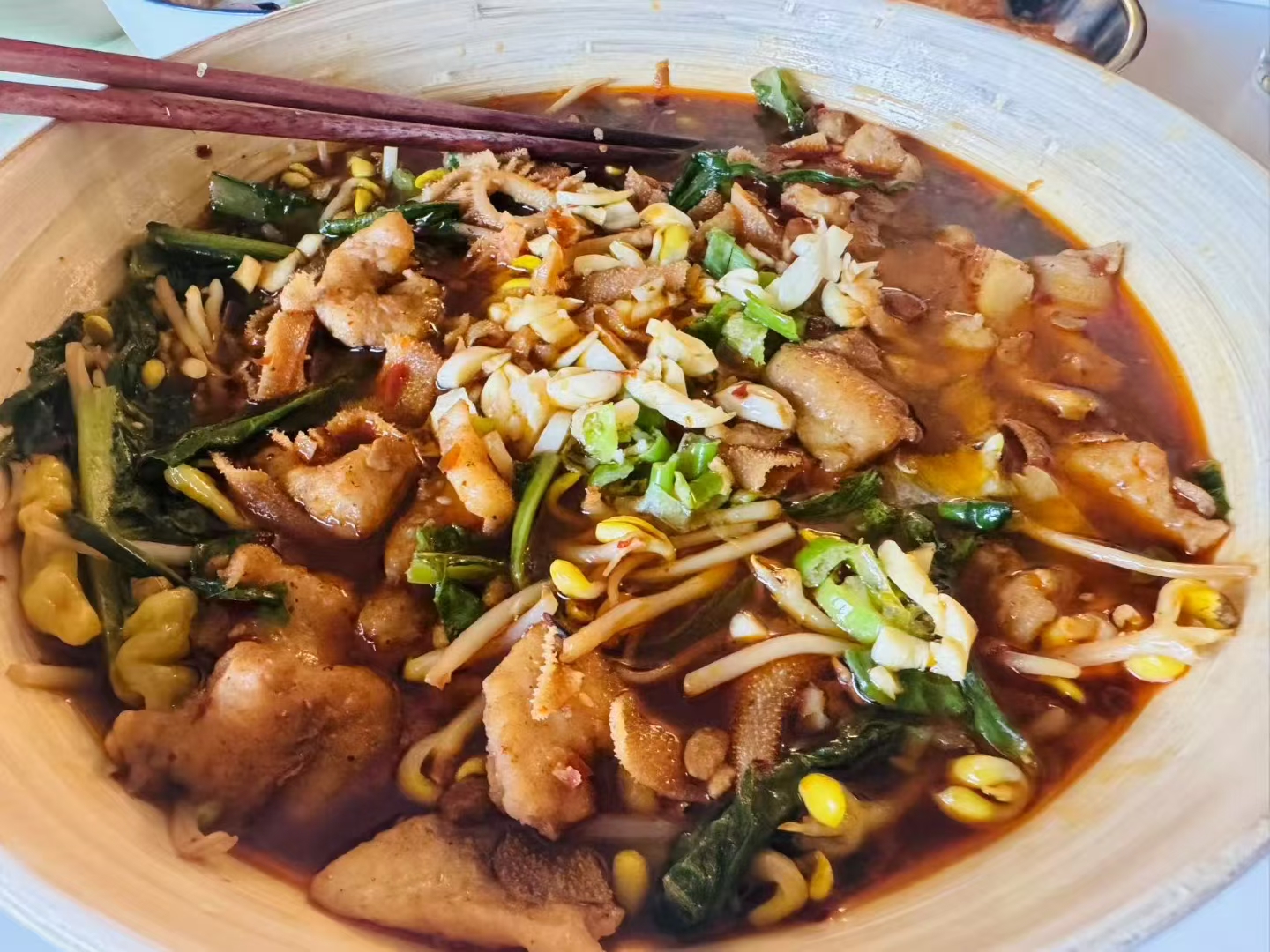 水煮肉片的成品展示